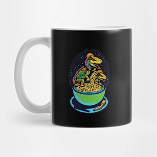 Funny Bearded Dragons Eating Noodles Mug